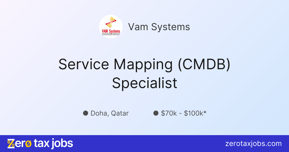 متخصص رسم الخدمات CMDB يتفحص بيانات النظام والبنية التحتية لـ IT