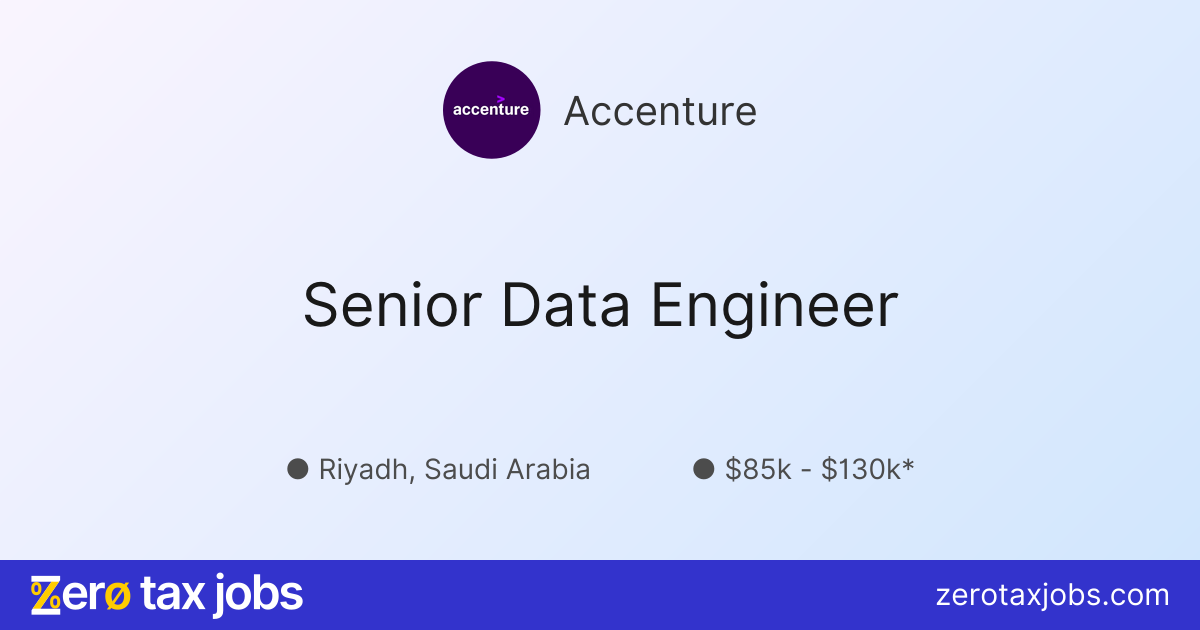 Senior Data Engineer at Accenture