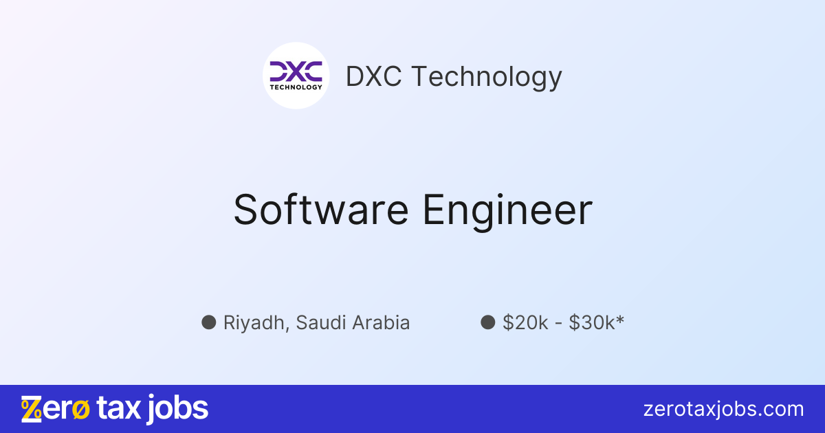 Software Engineer at DXC Technology