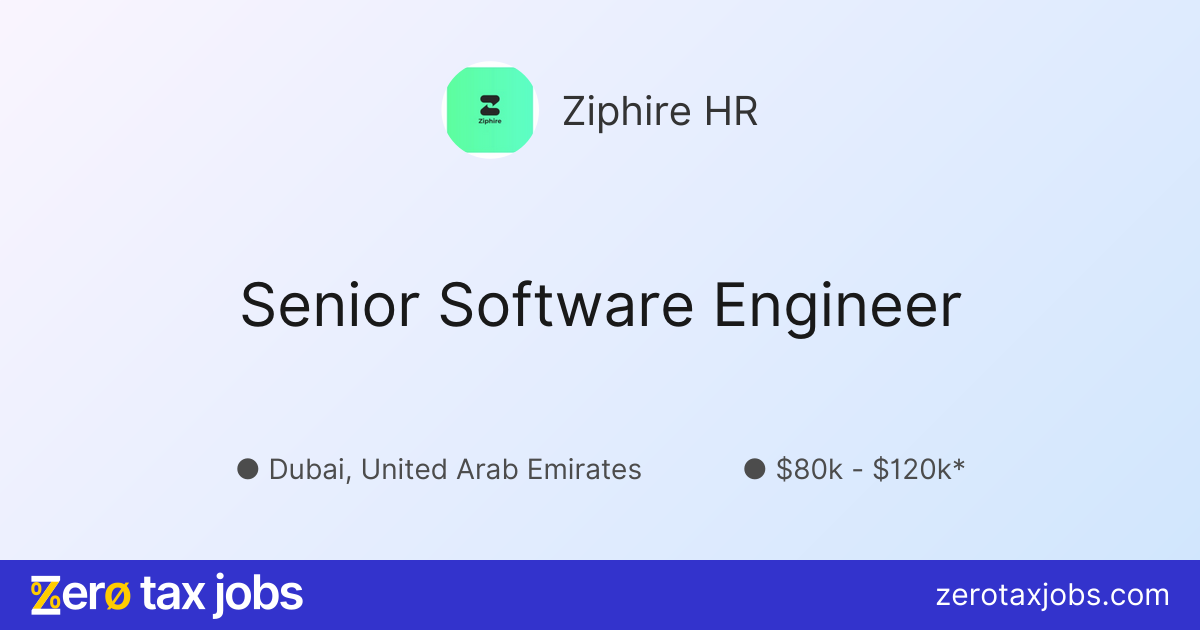 Senior Software Engineer at Ziphire HR