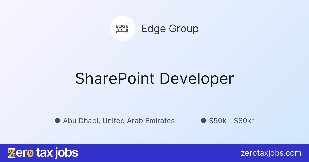SharePoint Developer at Edge Group