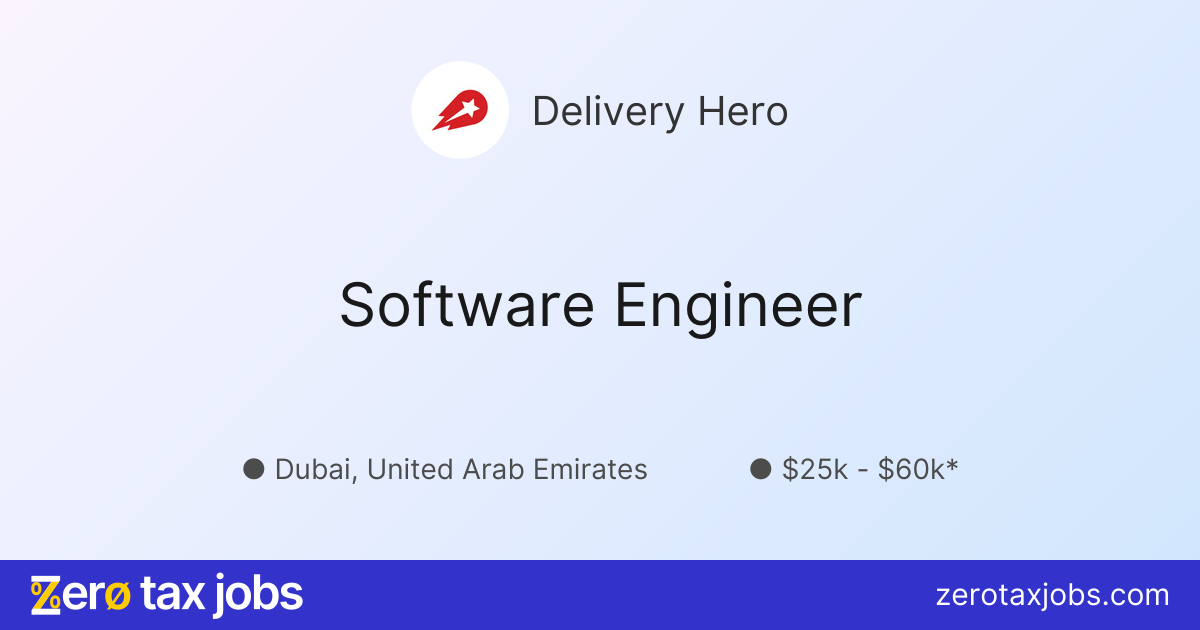 Software Engineer at Delivery Hero