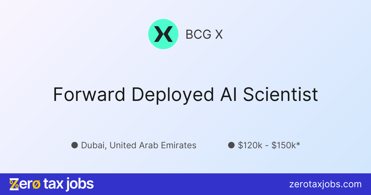 Forward Deployed AI Scientist at BCG X