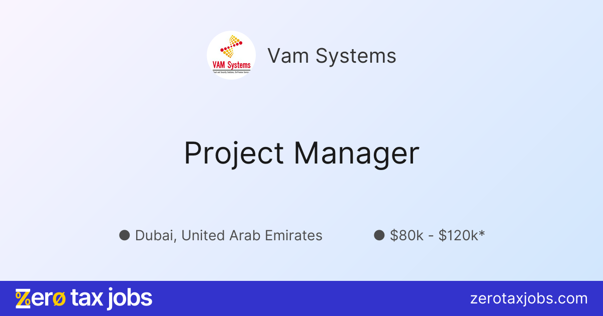 Project Manager at Vam Systems