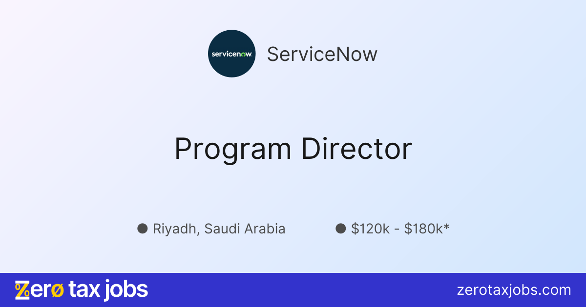 Program Director at ServiceNow
