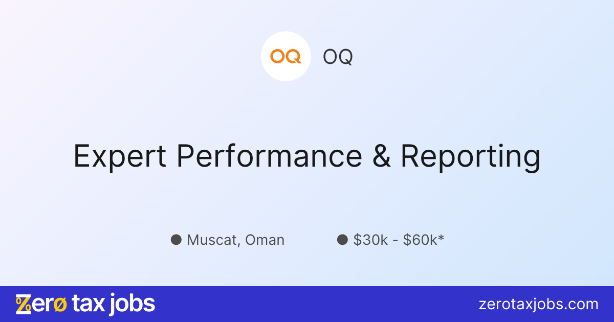 Expert Performance & Reporting at OQ
