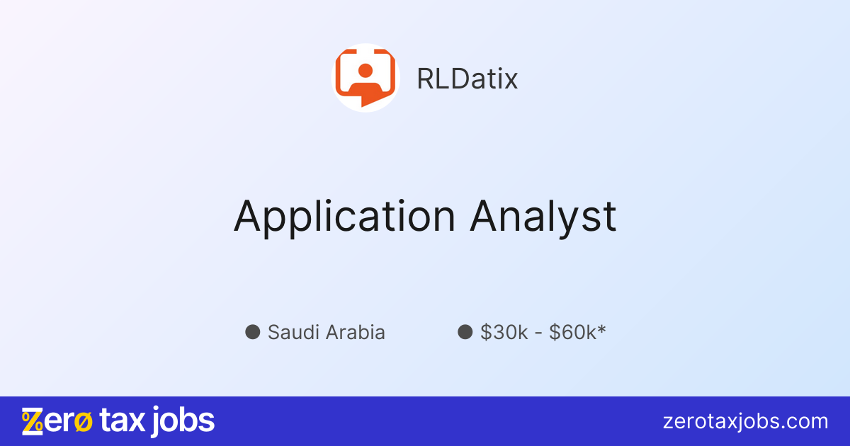 Job Analysis App Application Analyst at RLDatix