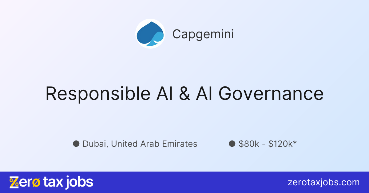 Responsible AI & AI Governance at Capgemini