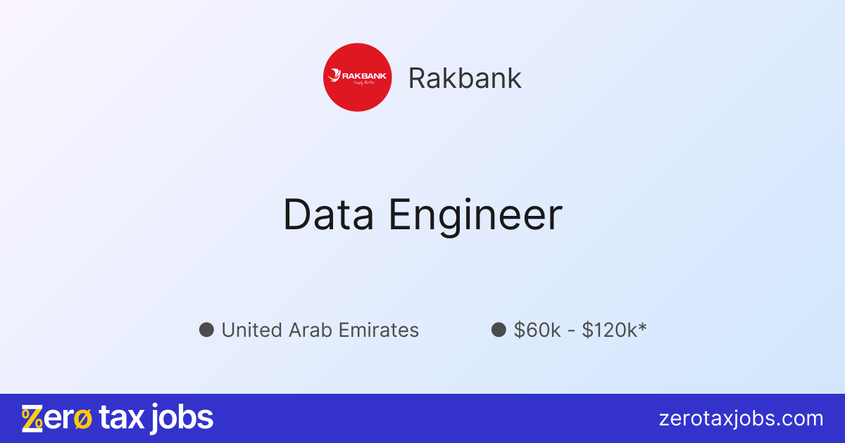 Data Engineer at Rakbank
